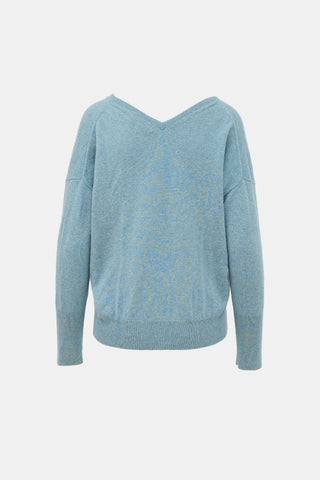 Nili Lotan Cashmere V-Neck Sweater