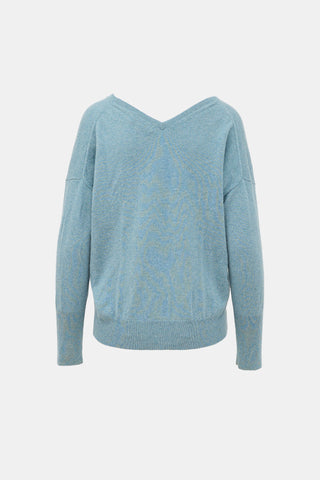 Nili Lotan Cashmere V-Neck Sweater