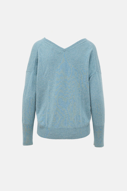 Nili Lotan Cashmere V-Neck Sweater