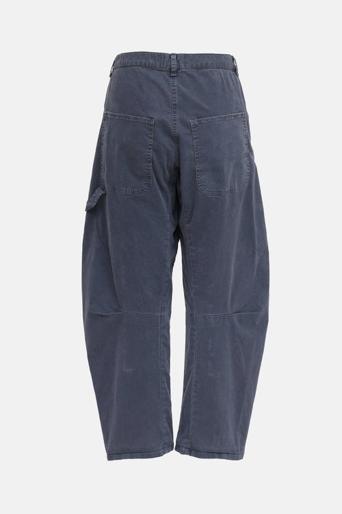 Nili Lotan Cotton Barrel Pant