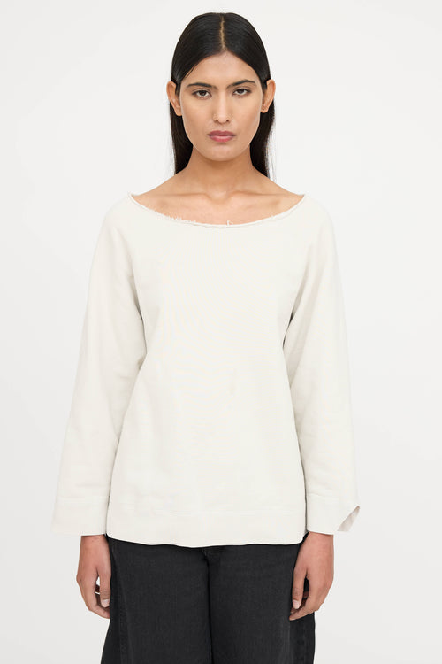 Nili Lotan Distressed Sweater