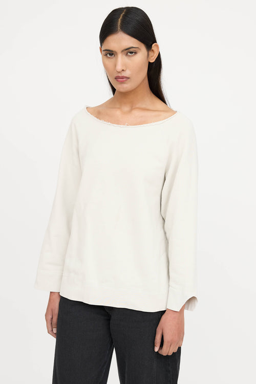 Nili Lotan Distressed Sweater
