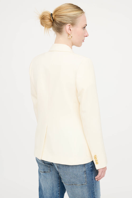 Nili Lotan Wool Double Breasted Blazer