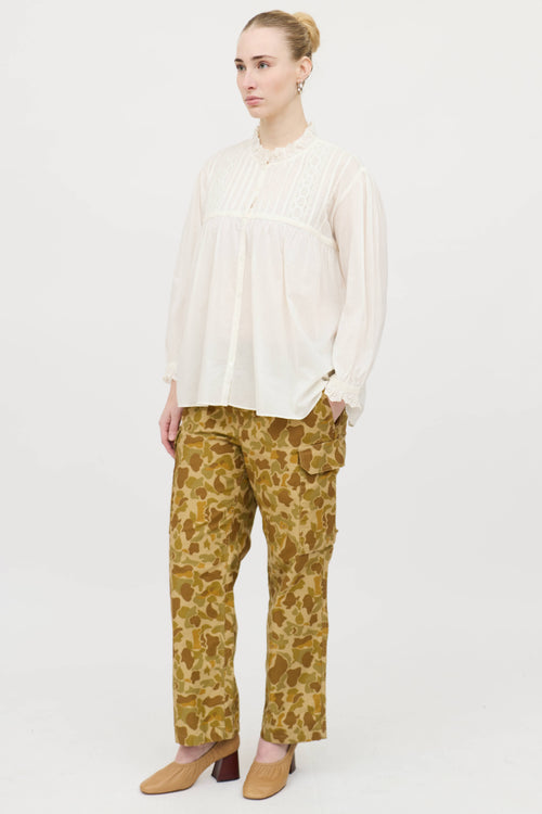 Nili Lotan Camo Yannic Cargo Pant