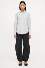 Nili Lotan Striped Button Shirt