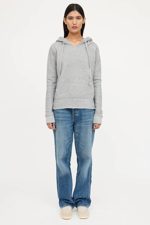 Nili Lotan Distressed Hoodie