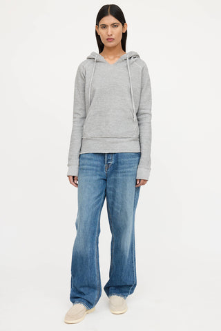 Nili Lotan Distressed Hoodie