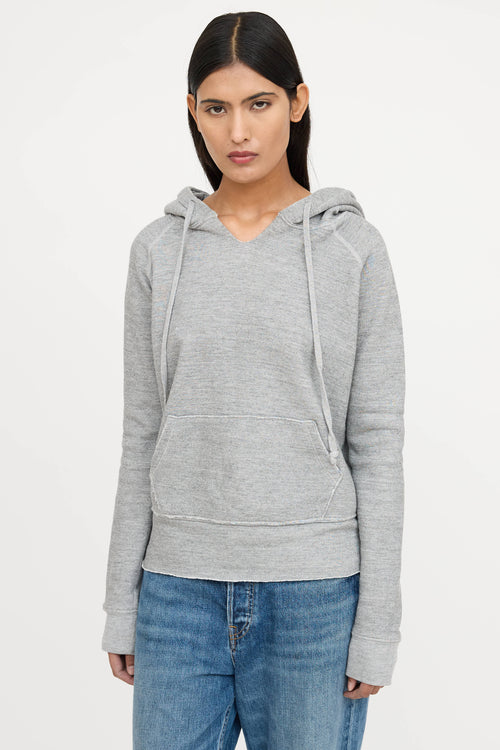 Nili Lotan Distressed Hoodie