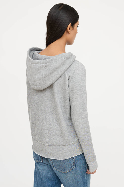 Nili Lotan Distressed Hoodie