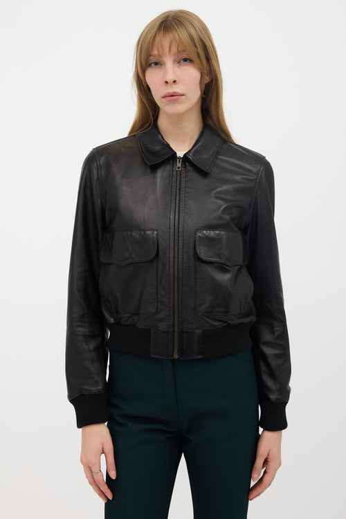 Nili Lotan Leather Redley Jacket
