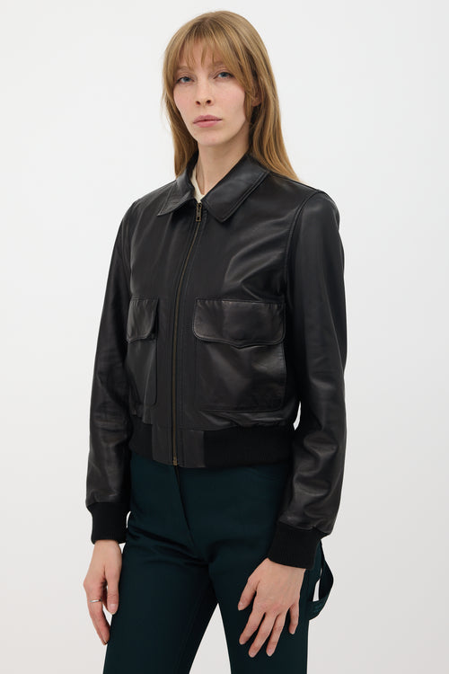 Nili Lotan Leather Redley Jacket