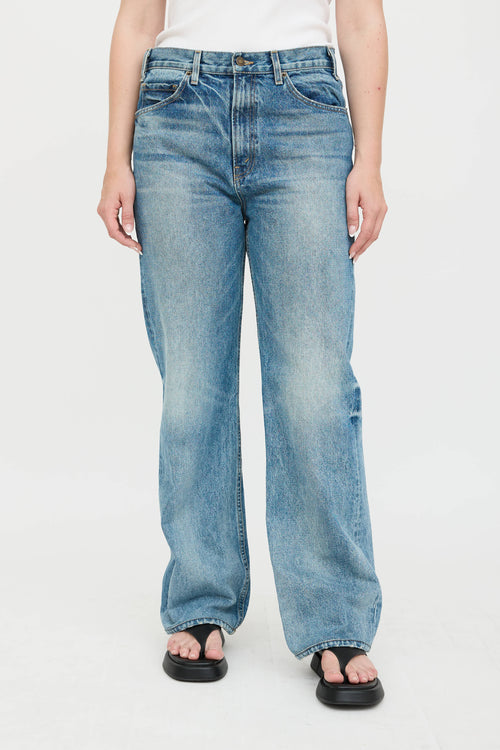 Nili Lotan Mitchell Wide Leg Jean