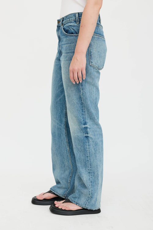 Nili Lotan Mitchell Wide Leg Jean