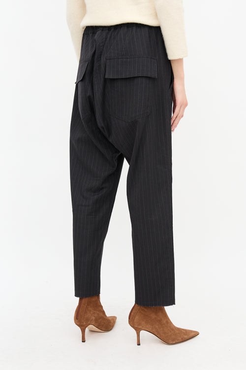 Nili Lotan Pinstripe Tapered Trouser
