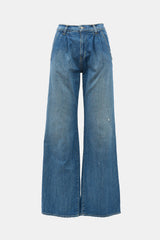 Nili Lotan Pleated Flora Jeans