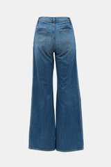 Nili Lotan Pleated Flora Jeans