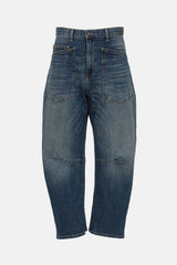 Nili Lotan Shon Barrel Jeans