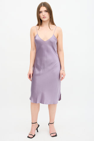 Nili Lotan Silk Cami Slip Dress