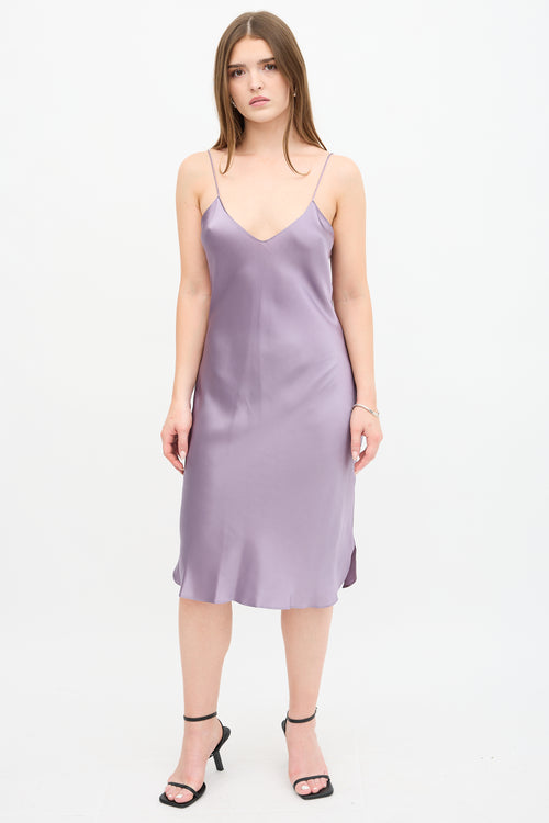 Nili Lotan Silk Cami Slip Dress