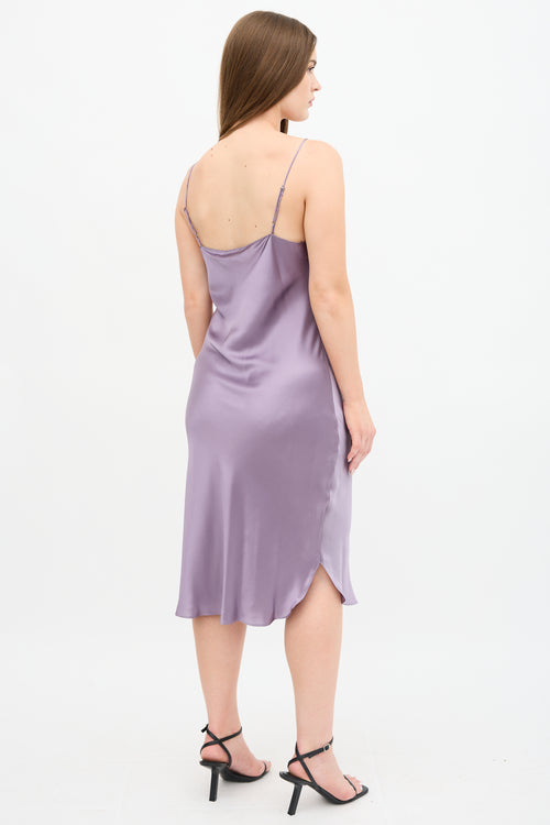 Nili Lotan Silk Cami Slip Dress