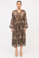 Nili Lotan Silk Chiffon Brienne Dress