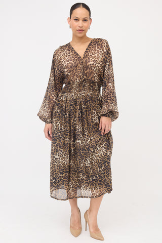 Nili Lotan Silk Chiffon Brienne Dress