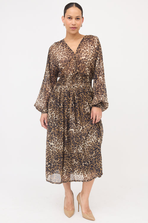 Nili Lotan Silk Chiffon Brienne Dress