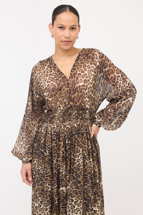 Nili Lotan Silk Chiffon Brienne Dress