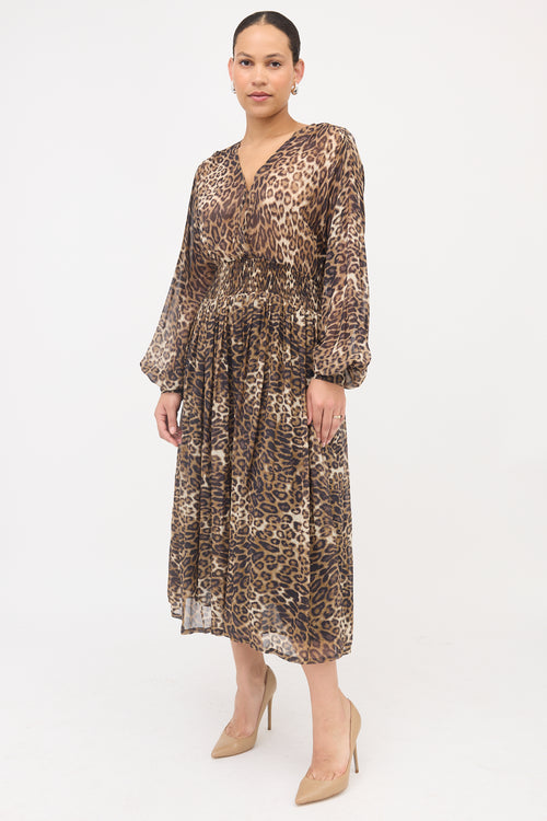 Nili Lotan Silk Chiffon Brienne Dress