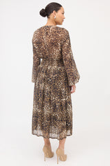 Nili Lotan Silk Chiffon Brienne Dress