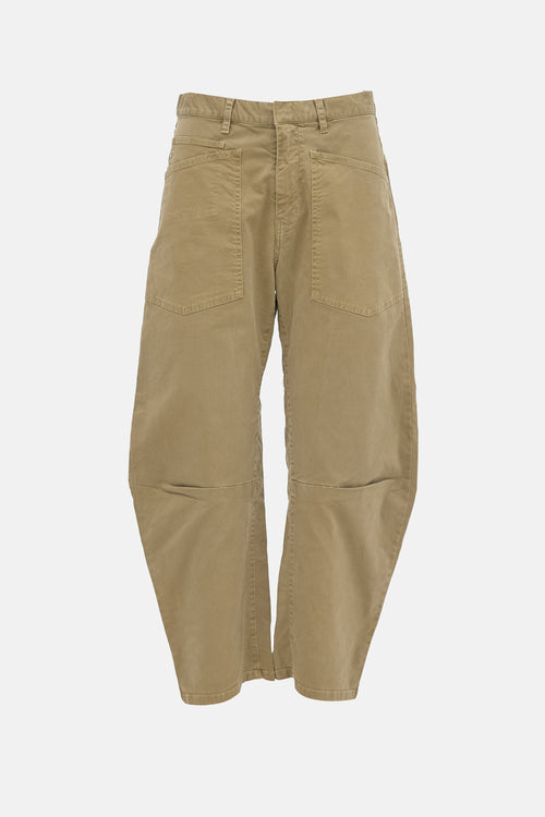 Nili Lotan Twill Shon Tapered Trouser