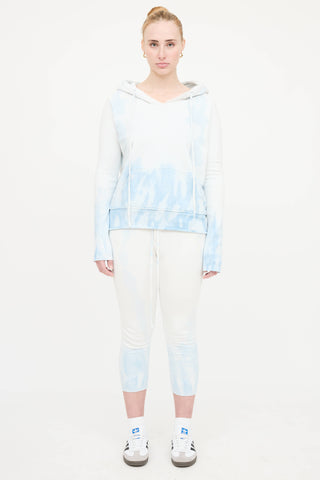 Nili Lotan Distressed Tie Dye Co-Ord Set
