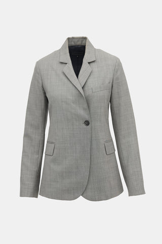 Nili Lotan Wool Notched Blazer