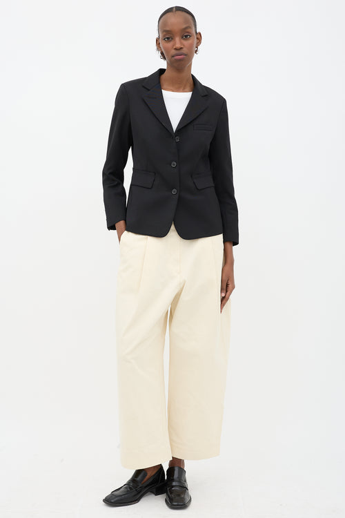 Nili Lotan Wool Single Breasted Blazer