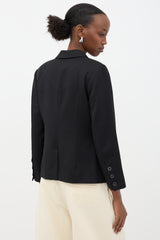 Nili Lotan Wool Single Breasted Blazer