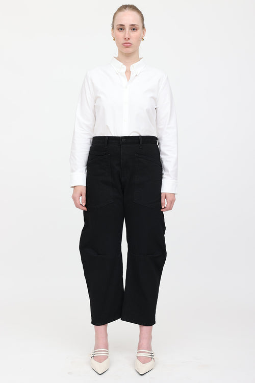 Nili Lotan Shon Barrel Leg Jeans