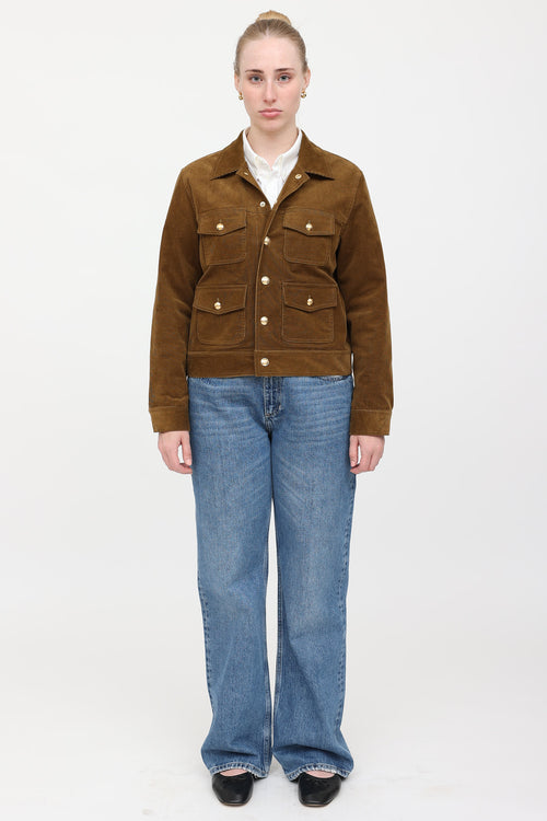 Nili Lotan Corduroy Chamonix Jacket