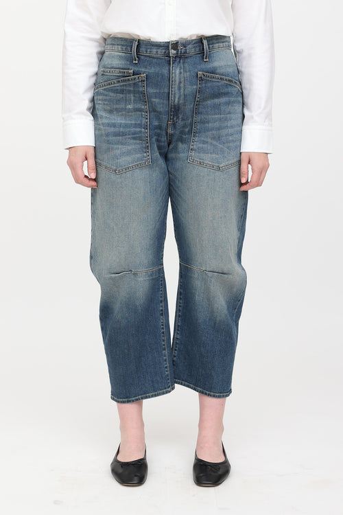 Nili Lotan Shon Barrel Leg Jeans