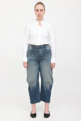 Nili Lotan Shon Barrel Leg Jeans