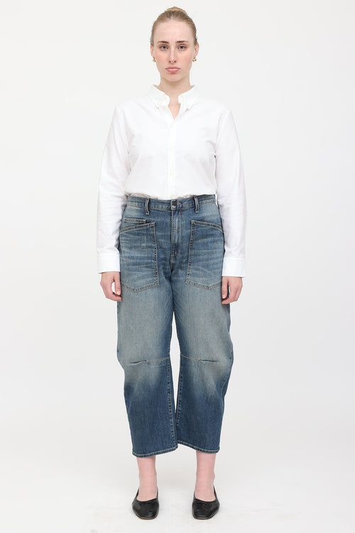 Nili Lotan Shon Barrel Leg Jeans