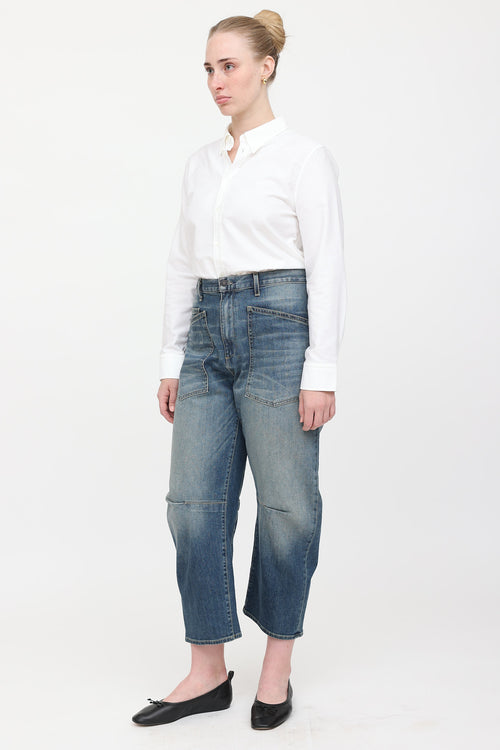 Nili Lotan Shon Barrel Leg Jeans