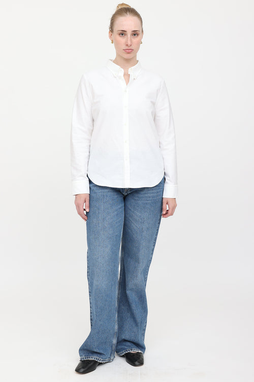 Nili Lotan Collar Button Down Shirt