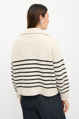 Nili Lotan Cashmere Striped Amelina Sweater