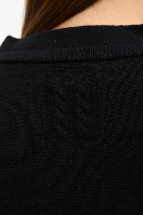 Nili Lotan Cashmere Tie Neck Sweater