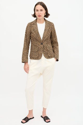 Nili Lotan Printed Addison Blazer
