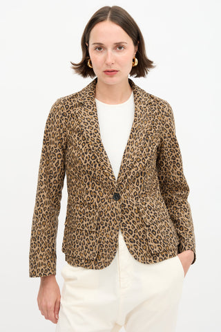 Nili Lotan Printed Addison Blazer
