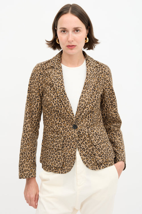 Nili Lotan Printed Addison Blazer
