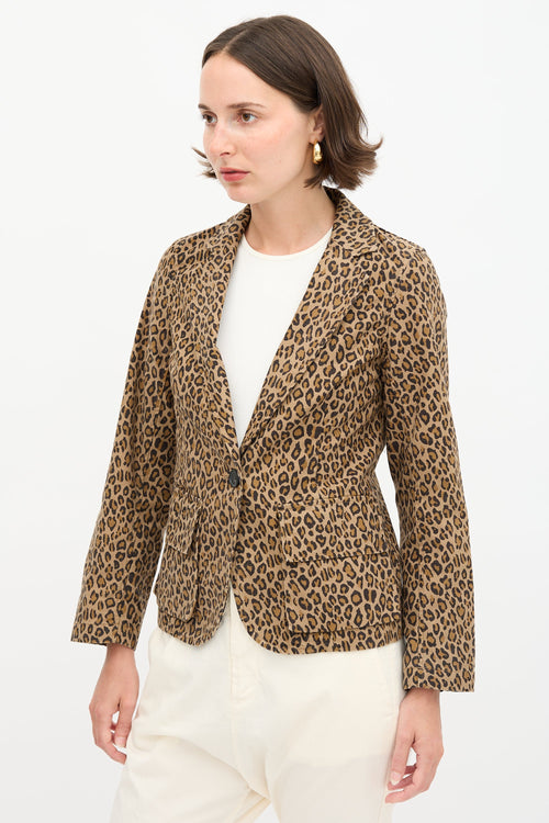 Nili Lotan Printed Addison Blazer
