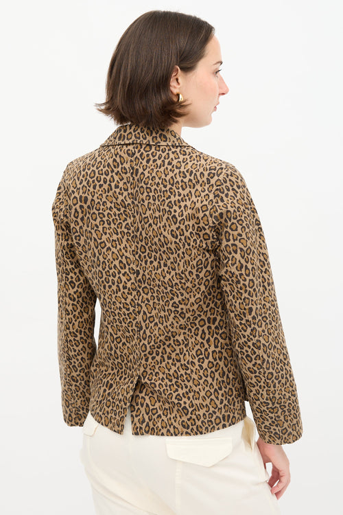 Nili Lotan Printed Addison Blazer