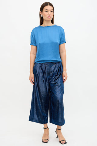 Nili Lotan Satin T-Shirt